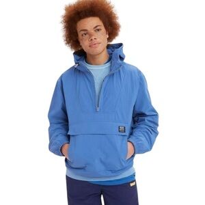 NWT LEVI’S Gold Tab Bolina’s Anorak Half-zip Pullover Windbreaker, Blue, Small